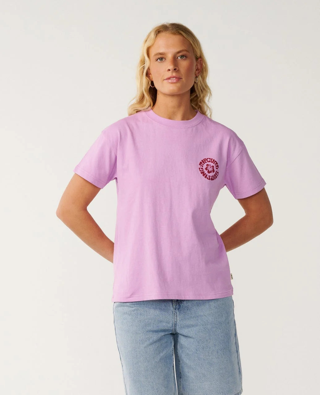 Rip Curl Womens Surf Puff Party Pack Relaxed T-Shirt