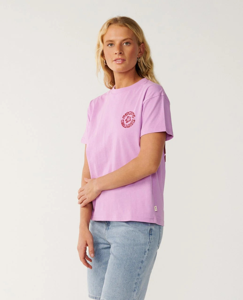 Rip Curl Womens Surf Puff Party Pack Relaxed T-Shirt