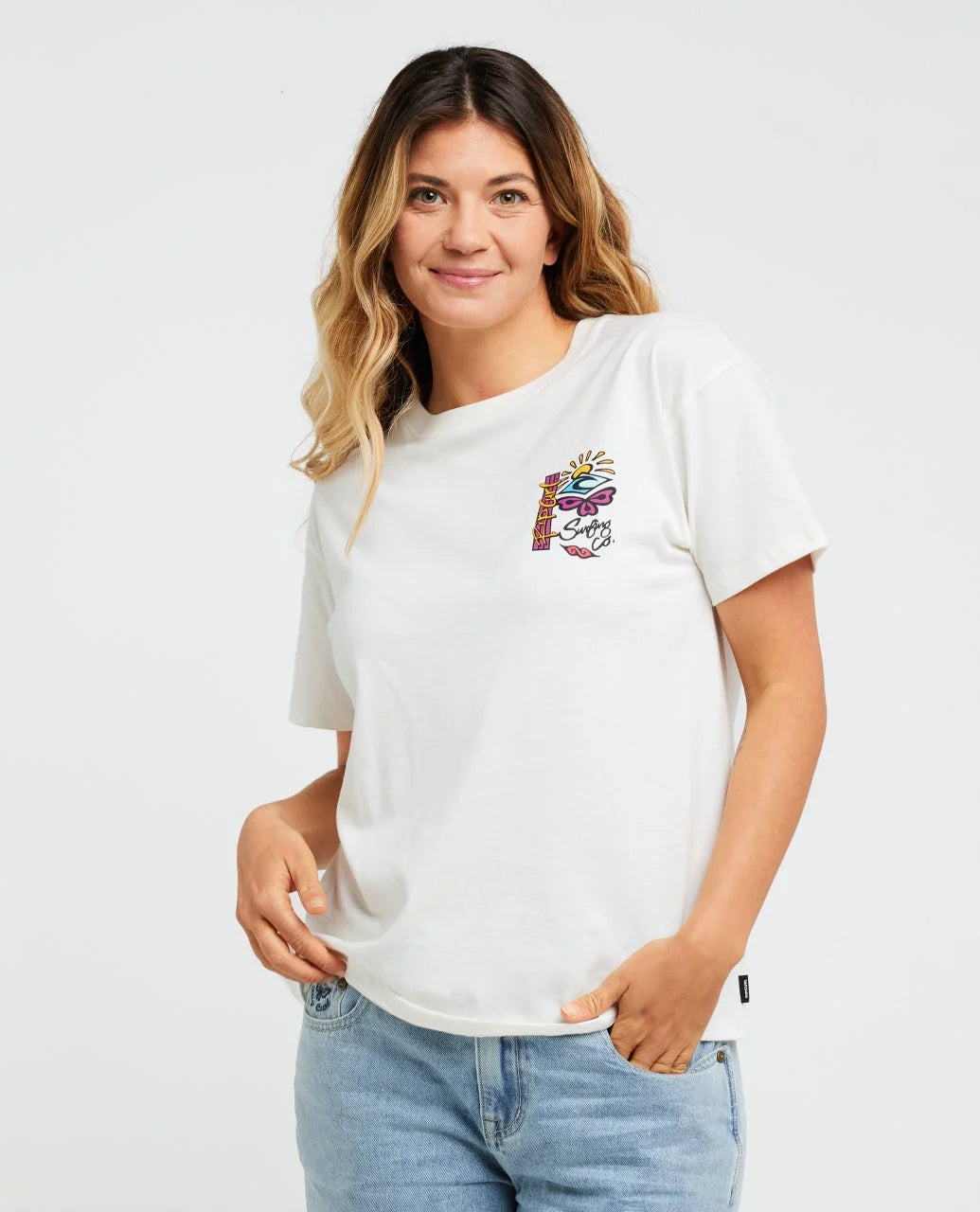 Rip Curl Womens Archive Butterfly Tee
