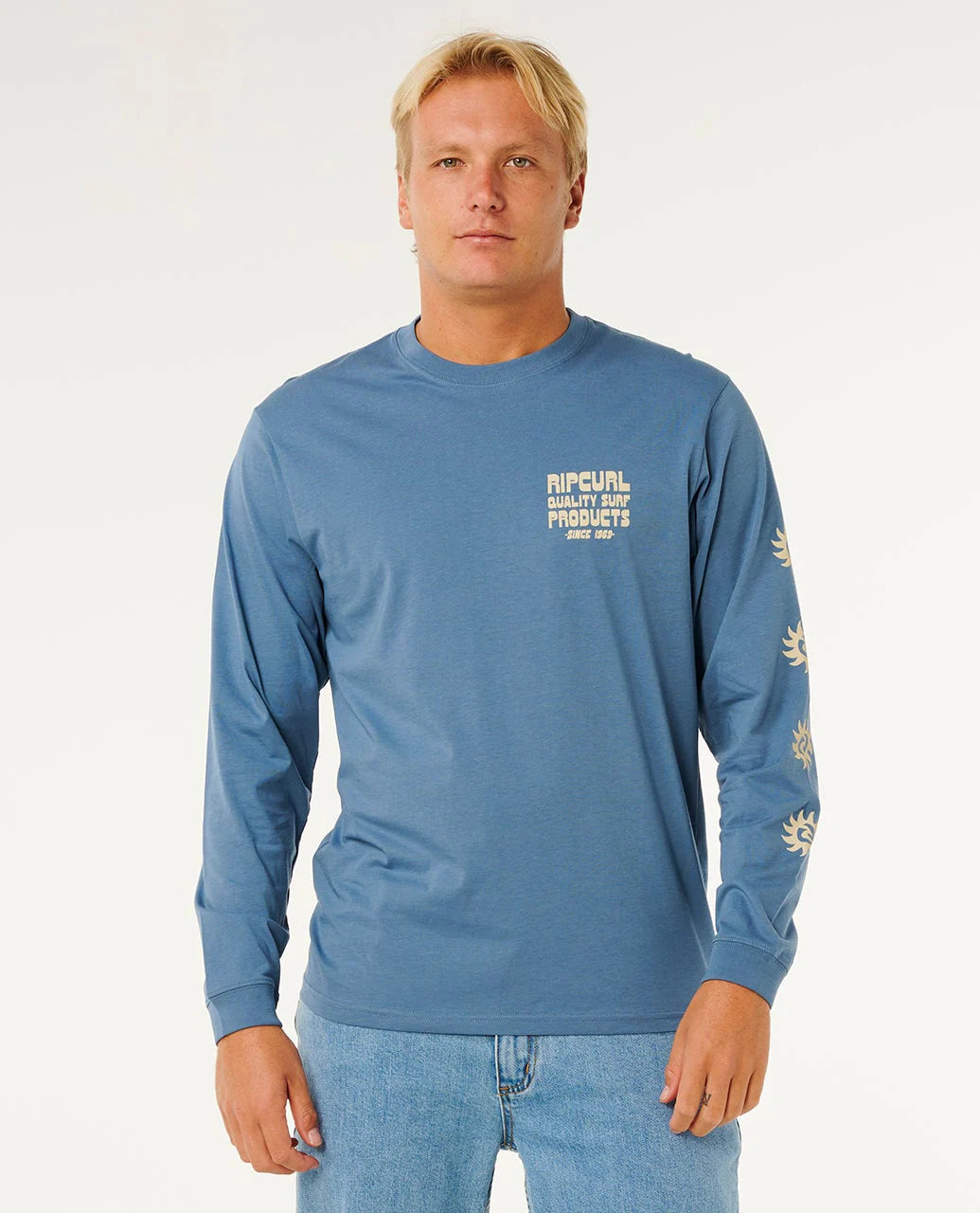 Rip Curl Mens Pacific Rinse Longsleeve T-Shirt