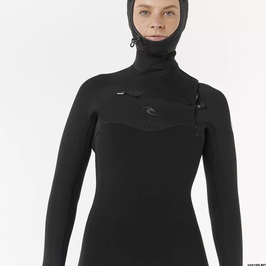 Rip Curl Womens Dawn Patrol 5/4mm Chest Entry Hooded Wetsuit