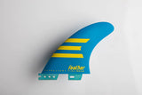 Feather Fins Ultralight Futures tab Blue/Yellow
