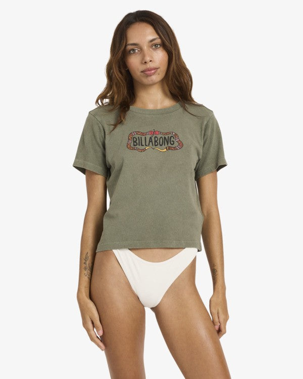 Billabong Womens Otis Snake T-Shirt
