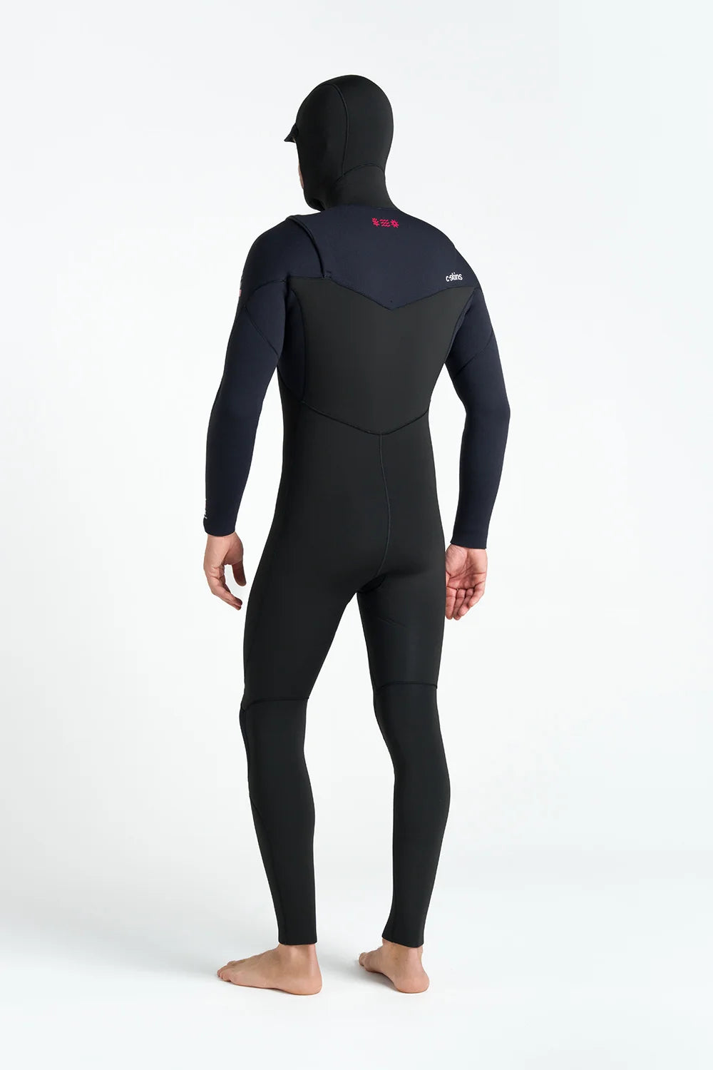 C-Skins Nuwave Session 5/4/3mm Mens Chest Zip Hooded Steamer