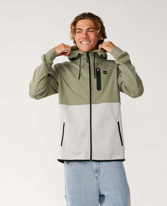 Rip Curl Mens Anti Series Departed Zip Thru