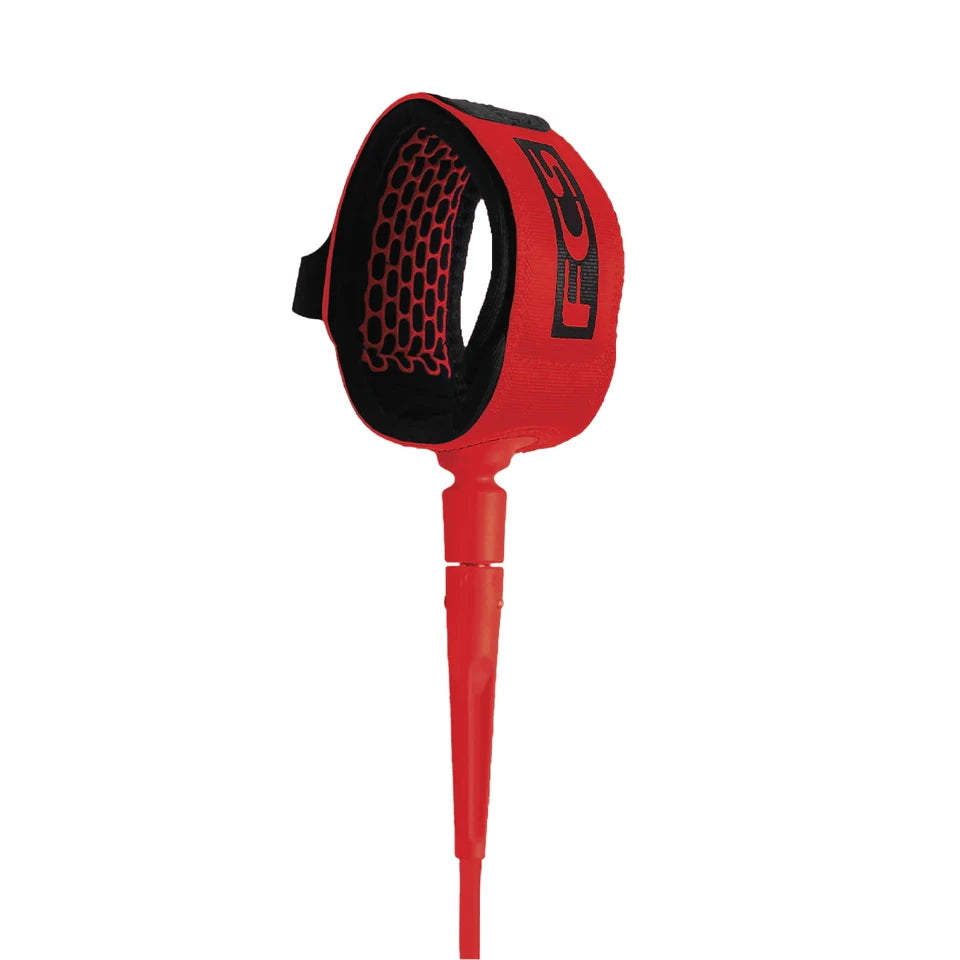 FCS 6ft Comp Essential Leash In Code Red