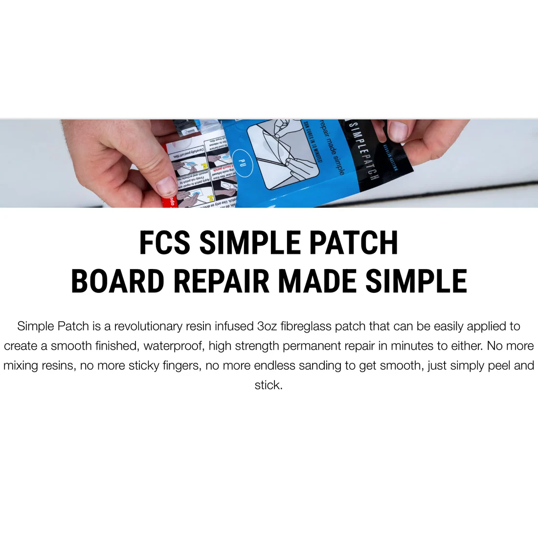 FCS Simple Patch Repair Kit - PU