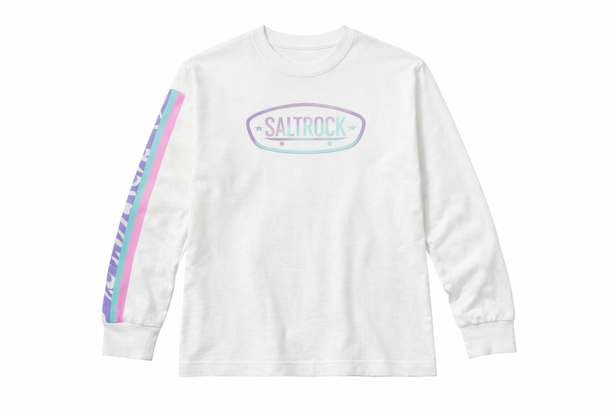 Saltrock Kids Rezz Sleeve White Longsleeve