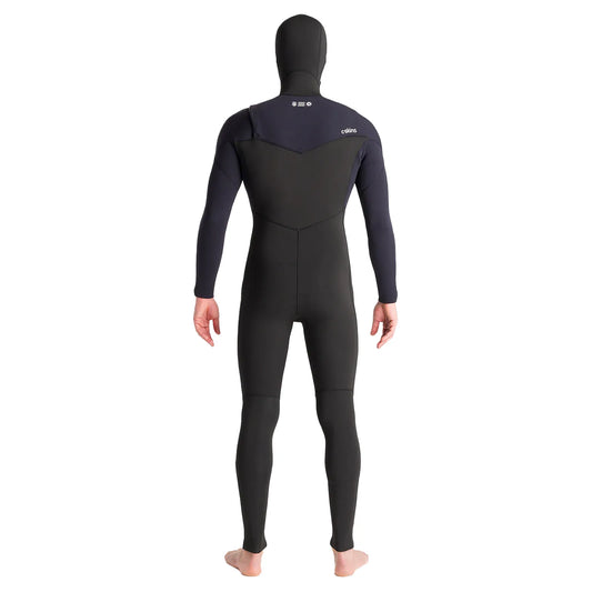 C-Skins Mens Nuwave Session 5/4/3mm Chest Entry Hooded Wetsuit