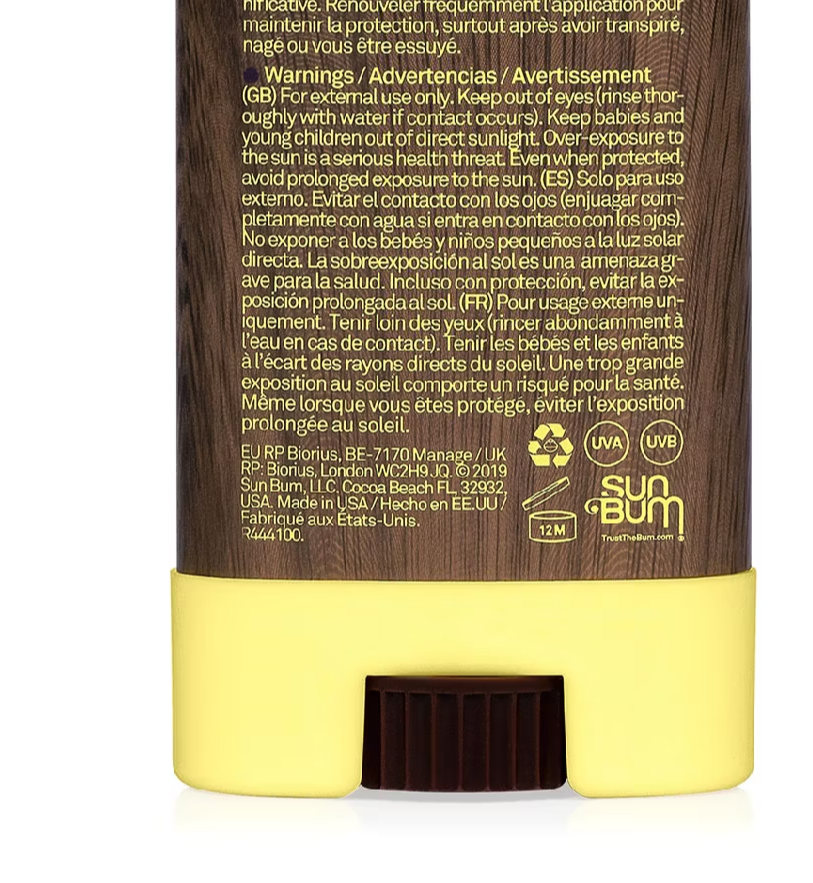 Sun Bum SPF 30 Sunscreen Face Stick 13G