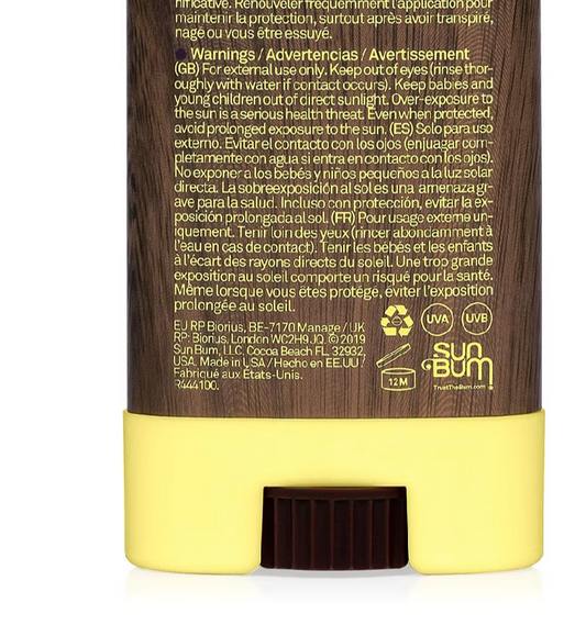 Sun Bum SPF 30 Sunscreen Face Stick 13G