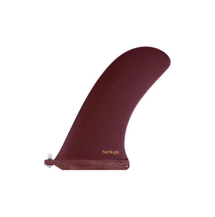 Surflogic Longboard Noserider Fin 9.5" Chocolate