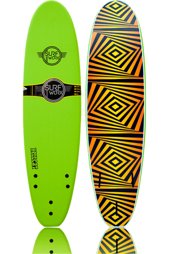 Surfworx Hellcat Mini-Mal 7ft-Apple Green