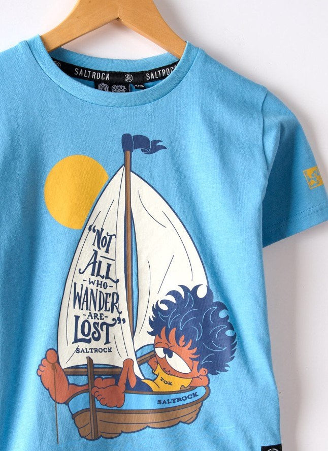 Saltrock Kids Toe The Line Blue T-Shirt