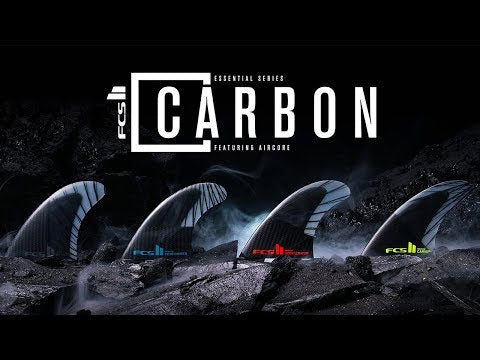 FCS II Medium Performer Pcc Carbon + Aircore Thruster Surf Accessories - Tranquil Blue