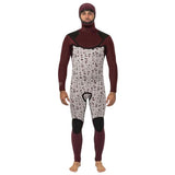 Vissla New Seas 5/4 Full Hooded U Zip Wetsuit