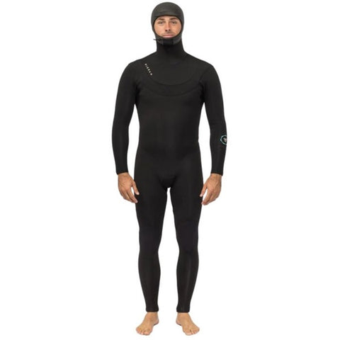 Vissla New Seas 5/4 Full Hooded U Zip Wetsuit