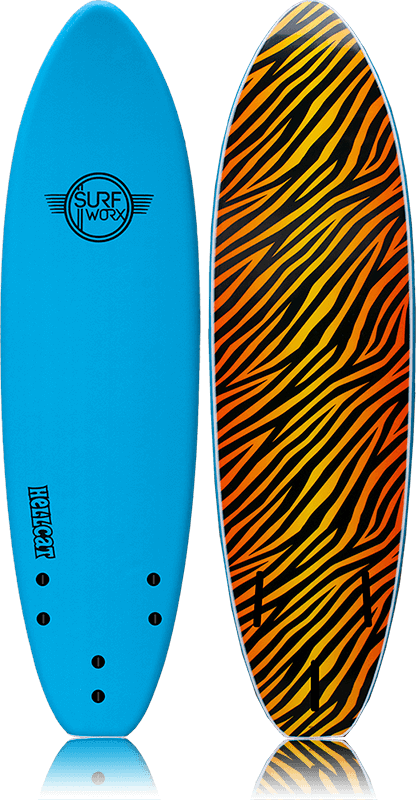 SURFWORX HELLCAT MINI MAL 6 6FT BLUE Surfworld Bundoran
