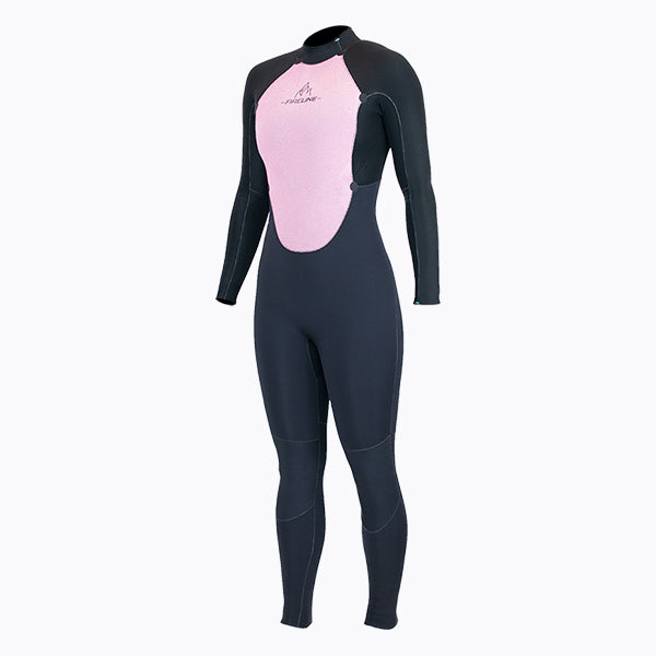 Alder Womens Stealth 5/4/3mm Back Zip Wetsuit - Blue