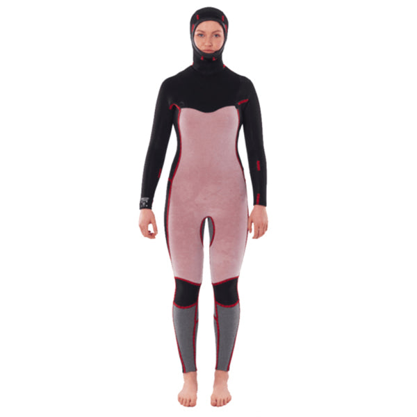 Rip Curl Womens Dawn Patrol 5/4mm Chest Entry Hooded Wetsuit