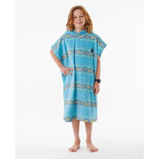 Rip Curl Kids Mixed Hooded Towel - Light Aqua