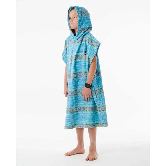 Rip Curl Kids Mixed Hooded Towel - Light Aqua