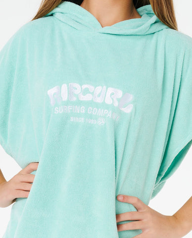 Rip Curl Girls Classic Surf Hooded Towel - Sky Blue