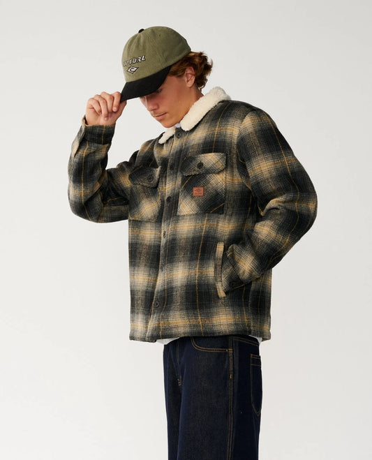 Rip Curls Mens Classic Surf Bells Sherpa Jacket