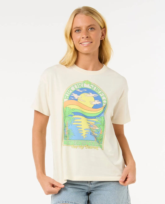 Rip Curl Womens Sun & Sea Relaxed Tee