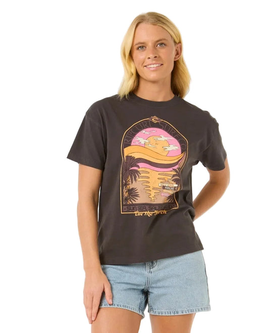 Rip Curl Womens Sun & Sea Relaxed Tee