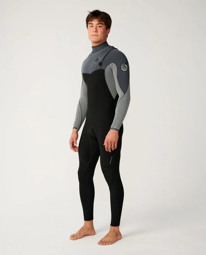 Rip Curl Mens Flashbomb Pro 5/3mm Zip Free Wetsuit