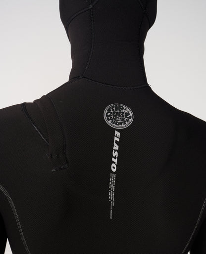 Rip Curl Mens Elasto CZ Hood 5/4 Wetsuit - Black