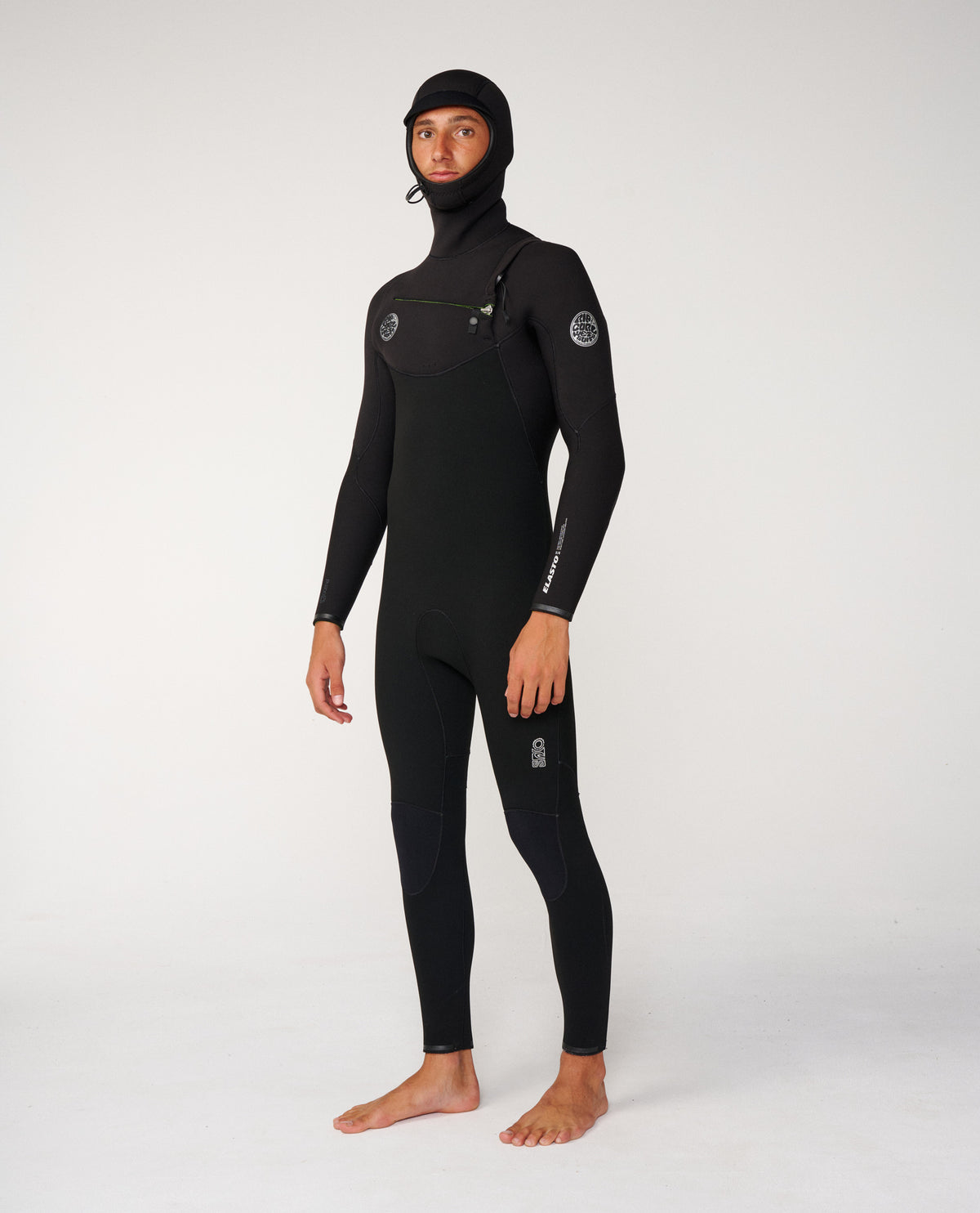 Rip Curl Mens Elasto CZ Hood 5/4 Wetsuit - Black