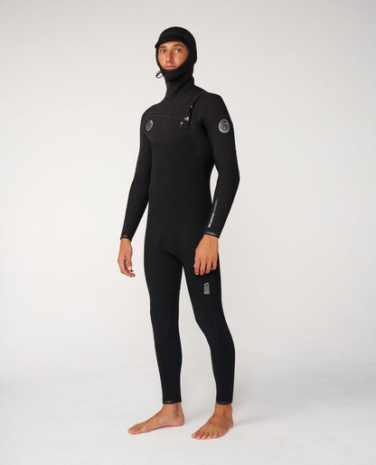 Rip Curl Mens Elasto CZ Hood 5/4 Wetsuit - Black