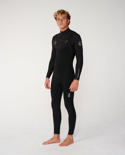 Rip Curl Mens Elasto ZF 5/4 Wetsuit - Black