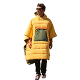 Saltrock Packable Reversible Poncho - Yellow