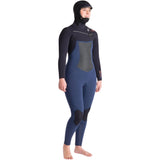 C-Skins Womens NuWave ReWired 6/5mm Chest Zip Hooded Wetsuit