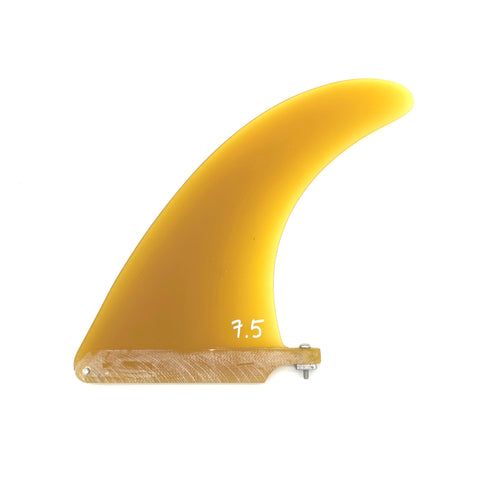 Surf Systems Mid 7" Fiberglass Fin Yellow