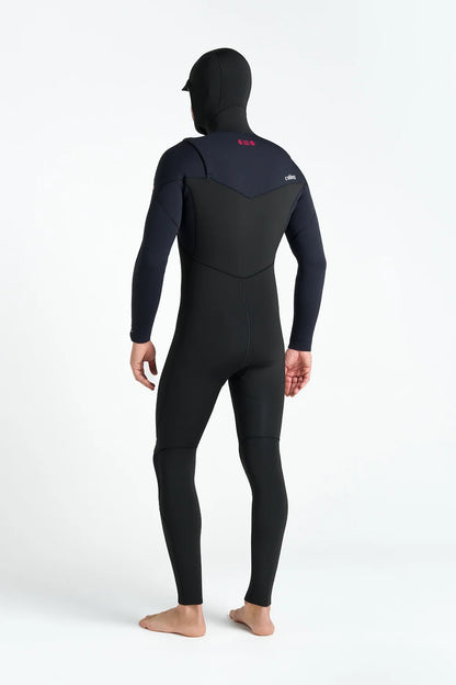 C-Skins Nuwave Session 5/4/3mm Mens Chest Zip Hooded Steamer