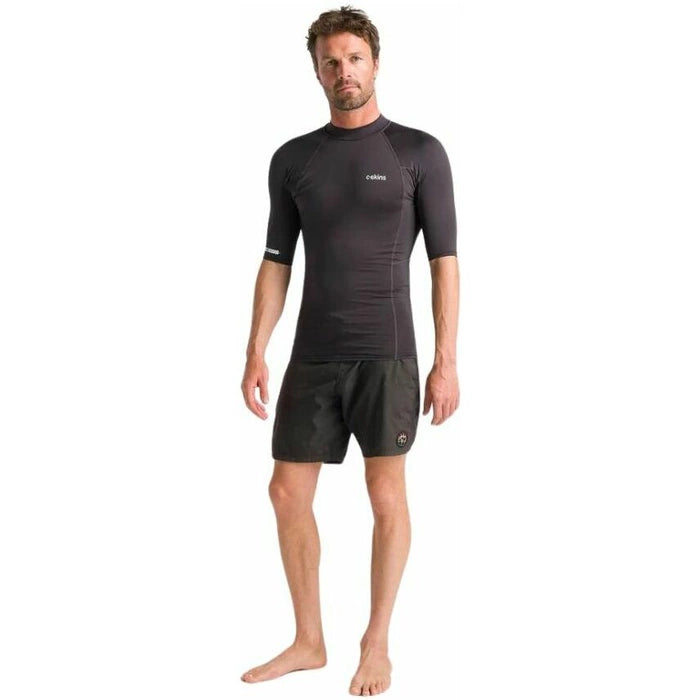 C-Skins Nuwave UV Basics Ss Rash Vest Black