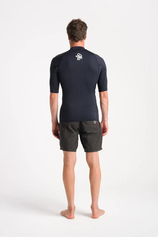 C-Skins Nuwave UV Basics SS Rash Vest Black