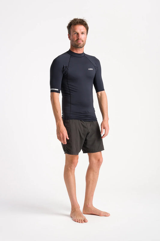 C-Skins Nuwave UV Basics SS Rash Vest Black