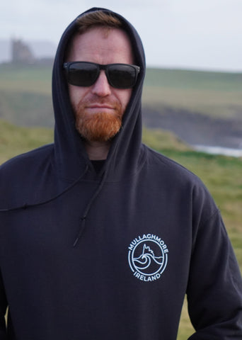 Surfworld Mullaghmore Big Wave Circle Black Hoodie