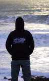 Surfworld Mullaghmore Rectangle Graphic Black Hoodie