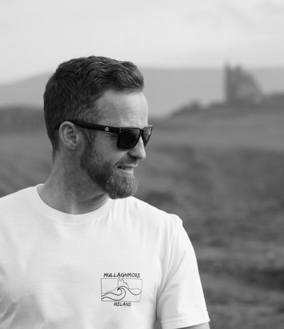 Surfworld Adult Mullaghmore Ireland T-Shirt - White