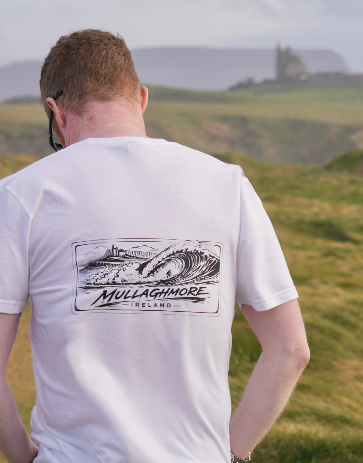 Surfworld Adult Mullaghmore Ireland T-Shirt - White