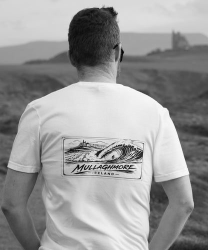 Surfworld Adult Mullaghmore Ireland T-Shirt - White