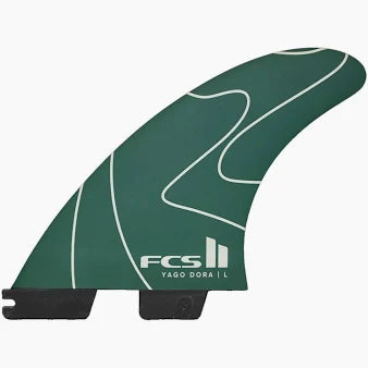 FCS II YAGO DORA PC TRI FIN SET PULSE GREEN
