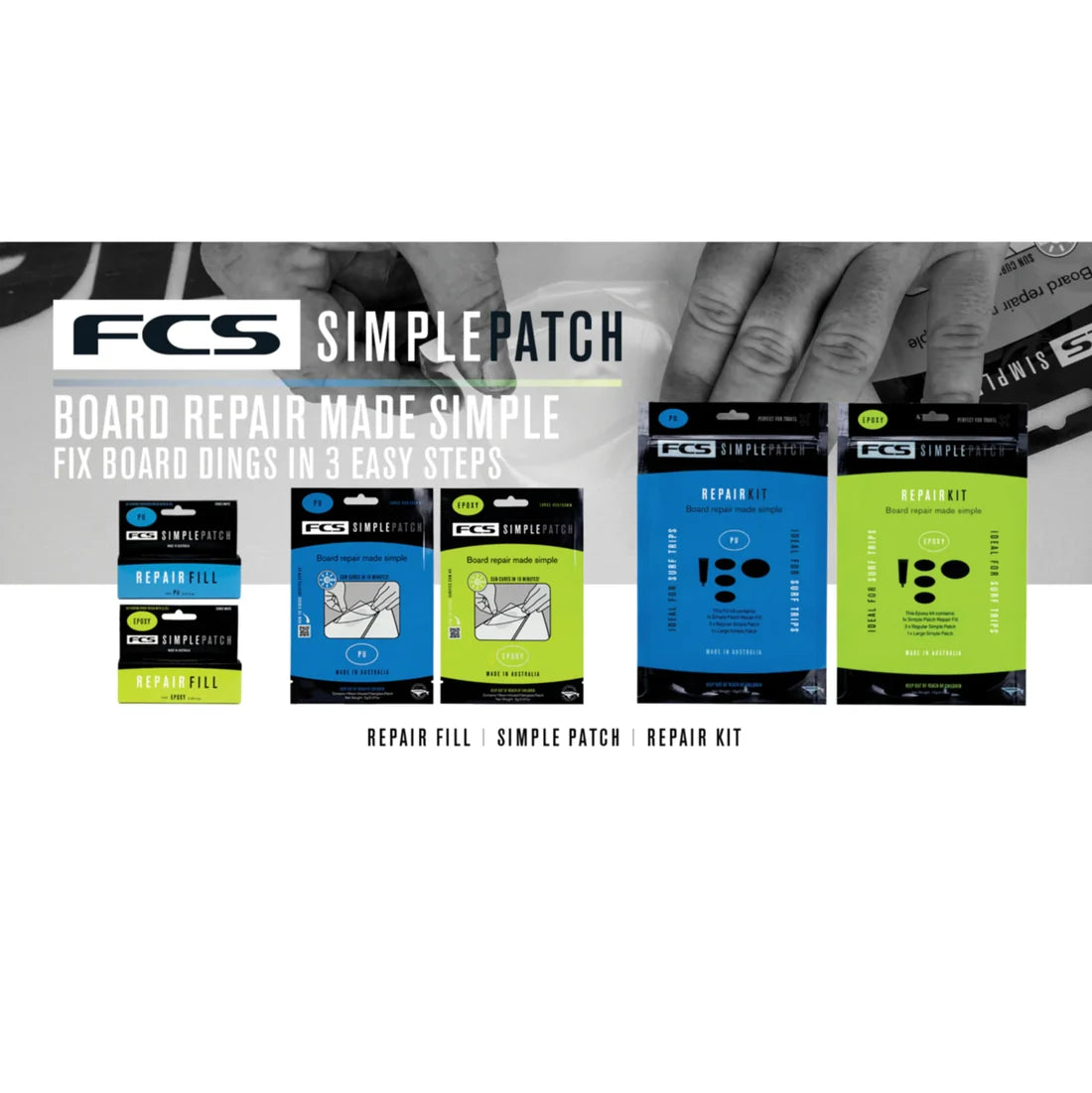 FCS Simple Patch Repair Kit - PU