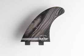 Feather Fins PERFORMANCE TWIN FIN - BLACK